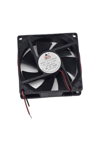 24v Dc 0.15a Brushless Soğutucu Fan 8x8x2.5 Cm 80mm Kasa Sanayi Makine Panel Güç Kaynağı Uyumlu Fan