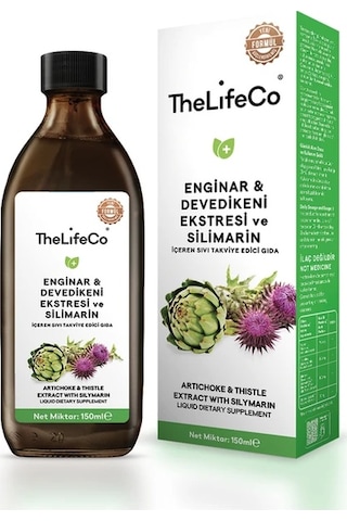TheLifeCo Enginar & Devedikeni Ekstraktı 150 ML