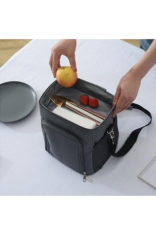 Ccgloball Su Geçirmez Sırt Çantası Soğutucu Çanta Gri