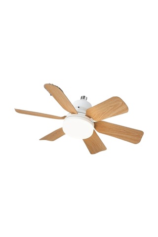 Neevoyu 2-in-1 Fenerli Vantilatör, 3 Hızlı Fan, 10-100% Parlaklık Ve 3 Renk Tonu Ayarı, Kumandalı, 85-265v, 6 Blades Pil Yok