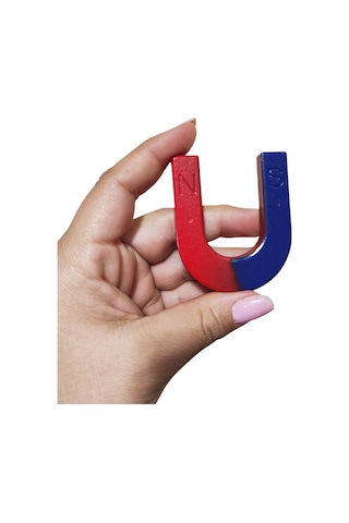 U Mıknatıs Dev Boy 6x5 Cm Boyunda Deney Mıknatısı - 1 Adet