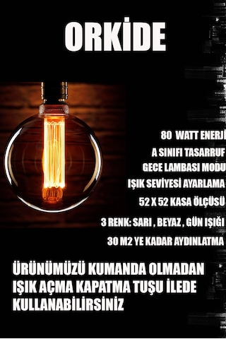 Fuzon 3 Renk Kumandalı Plafonyer Krom Led Avize Modern Orkide Led Avize