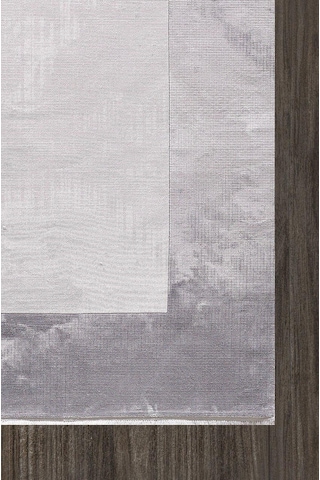 Artemis Halı Couture 00891b Gri Krem Çerçeve Desenli İpek Halı