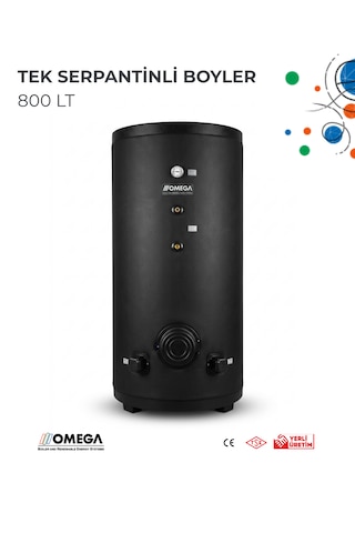 800 L Tek Serpantinli Boyler 1