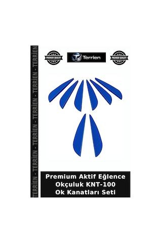 Özel Seri Knt-100 Ok Kanatları Seti Avcılık Pratik Atıcılık Diğer