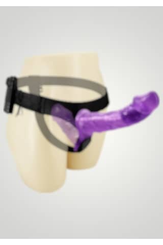 Xshopum Belden Bağlamalı Çift Taraflı Titreşimli Strapon Dildo