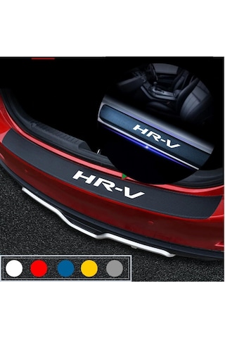 Honda Hrv Için Karbon Bagaj Ve Kapı Eşiği Sticker Seti