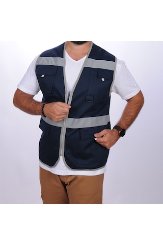 Çok Cepli Alet Yelek Lacivert