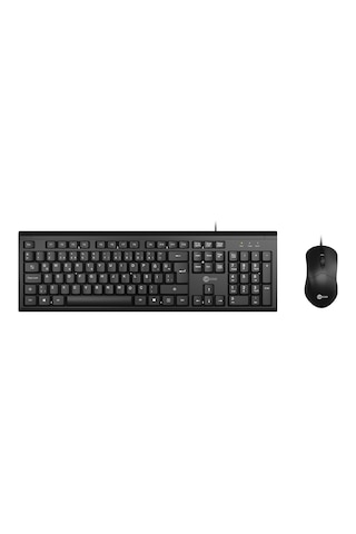Lecoo CM101 USB Kablolu Türkçe Q Klavye & Mouse Set