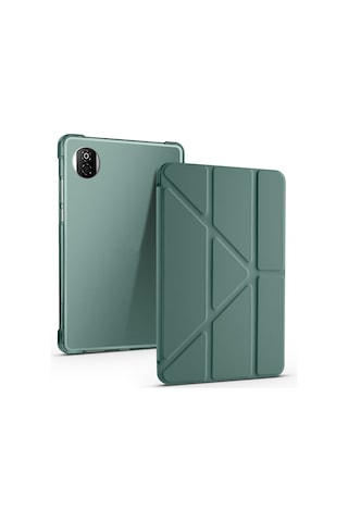 Honor Pad X7 8.7 Jms-w09 Kılıf Kalem Bölmeli Trifolding Case