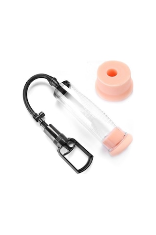 Erofoni Süper Penis Pump Realistik Vajina Girişli 20 CM Güçlü Vakum Penis Pompası