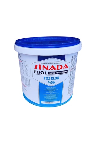 Sinada Toz Klor %56 Granüler Havuz Kimyasalı 10 KG