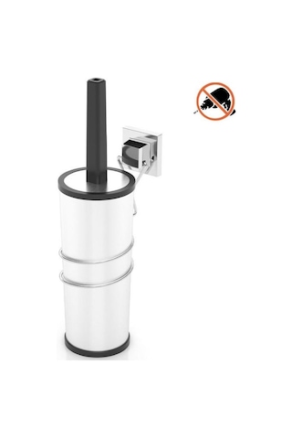 Geseus Yapışkanlı Klozet Fırçası Krom Ef094