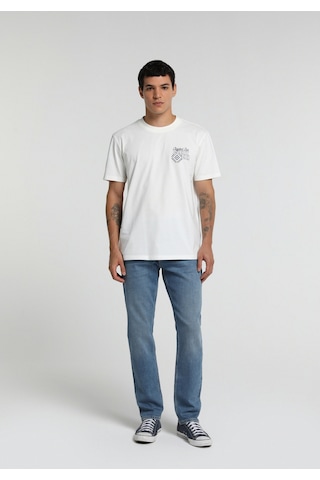 Colin's Colins Regular Fit Yuvarlak Yaka Düz Erkek Beyaz Kısa Kol Tişört Cl1081342 Q1.v2 Ofw