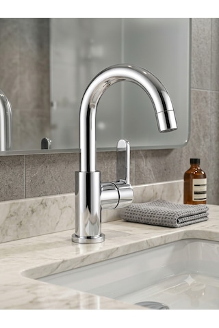 Elvora Silver Lüx Banyo Lavabo Bataryası Gümüş - Krom