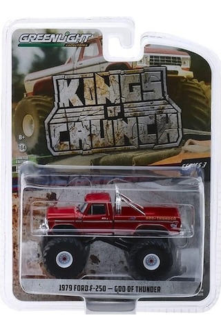Greenlight Kings Of Crunch - God Of Thunder - 1979 Ford F-250 1/43 Model Araba