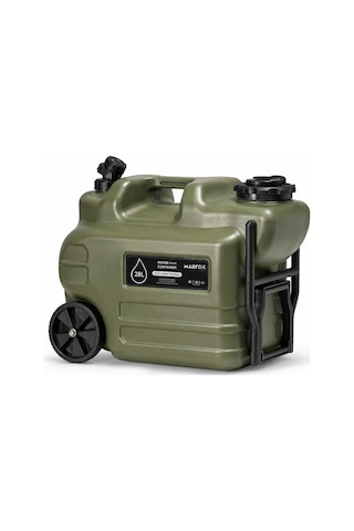 Mad Fox Tekerlekli Musluklu Su Bidonu - Madfox Galon Air Pe - 28 Litre - Yeşil - 387060 Diğer