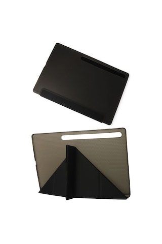 Samsung Galaxy Uyumlu X930 Tab S11 Ultra 14.6 Kalemlikli Mars Tablet Kılıfı - Siyah Kılıf