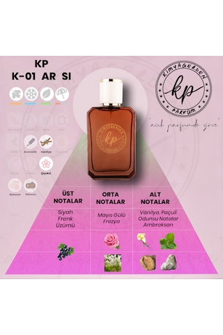 KP Kimyagerden K-01 Kadın Açık Parfüm Extrait De Parfum 50 ML
