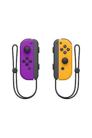 Nintendo Switch Joy-Con Controller Pair Neon Purple - Neon Orange