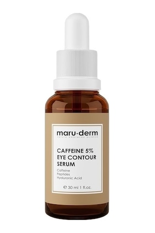 Maruderm Caffeine %5 + Peptides + Hyalüronik Asit Göz Çevresi Serumu 30 ML