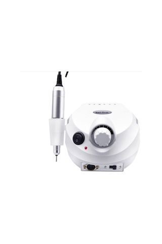 Manikür Pedikür Makinesi Profesyonel 25000 Rpm Elektrikli Freze Tırnak Parlatıcı Törpü 3 Farklı Renk Seçeneği Nail Drill Parlatma Şekil Verme Çok İşlevli Kullanım F601 Beyaz
