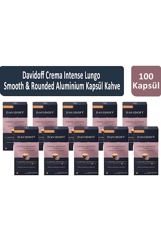 Davidoff Crema Intense Lungo Smooth & Rounded Kapsül Kahve 10 x 10'lu