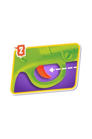 Zombie Hunter 9 Mermili Sünger Dart Atan Silah 31 Cm