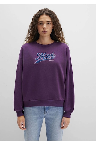 Mavi Logo Baskılı Mor Kadın Sweatshirt M1s10419-70679 Mor