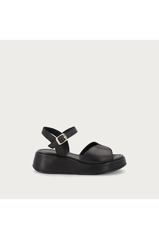 Nero Black Sandalet Kadın 04m2 Frau Wıth Ankle Strap siyah