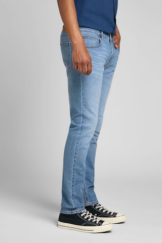 Lee Luke Slim Fit Dar Kesim Normal Bel Mavi Esnek Jean Kot Pantolon Fresh Mid Worn İn