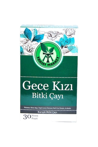 Tabiat Market Gece Kızı Karışık Bitki Süzen Poşet Çay 30 x 2 G