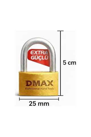 Vıvaluxe Dmax 25 Mm Pirinç Asma Kilit