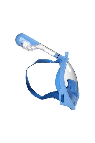 Full Face Snorkel Tam Yüz Dalış Maskesi Maske Set S-M Bermuda - 7 Çok Renkli