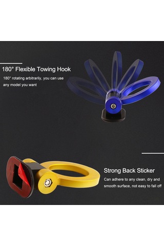 Ranyeek Araba Dekorasyonu Abs Akıllı Takma Tırmanma Kolu Siyah 180 Döner Kolay Kurulum