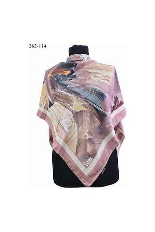 Moonscarfs Moonscarf Desenli Bambu Pamuk Eşarp 262-114 Çok Renkli