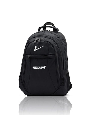 Escape 307 Laptop Bölmeli Okul ve Günlük Sırt Çantası Siyah