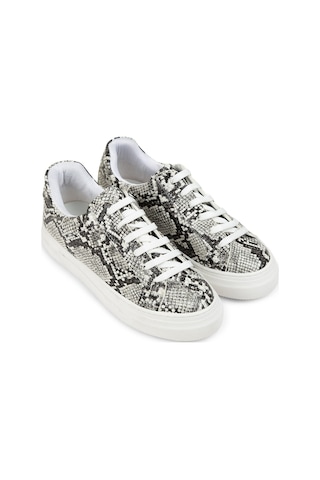 Deery Hakiki Deri Beyaz Sneaker Kadın Ayakkabı - Z1681zbyzc08 Beyaz
