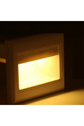 Sones Yk2306 Sıcak Beyaz Işık Hareket Sensörü Cob Led Duvar Lambası Merdiven Basamağı Köşesi, Ac 85-265v