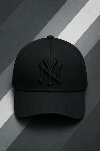 Reva Ny New York Unisex Şapka %100 Pamuk Siyah