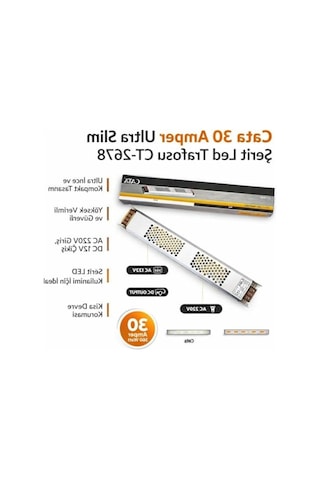 Şerit Led Trafosu, İnce Kasa İle Uyumlu Ve Güç Kaynağı