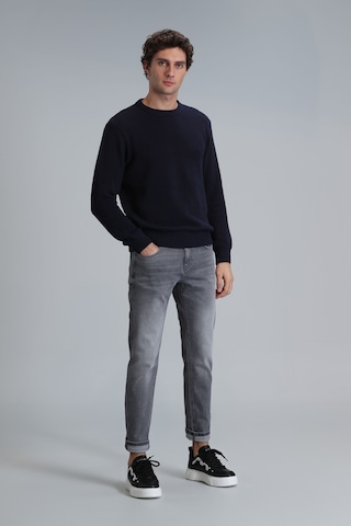Lufian Stef Smart Jean Erkek Pantolon Slim Fit Açık Gri Açık Gri 111200174100180 Açık Gri