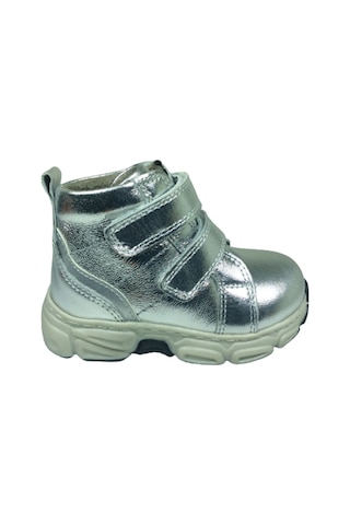 OrtopedikAL Özpınarcı Kız Çocuk Bot Cırtlı % 100 Deri Ortopedik Gümüş