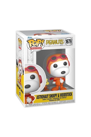 Funko Pop Peanuts Space Snoopy Vinil Figür 9,5 Cm, Koleksiyon Ve Hediye Için Karakter Figürü Diğer