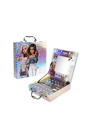 Wow Generation Glam & Go Aynalı Makyaj Çantası Seti, 6+ Yaş, Kız Çocuk Oyuncak, 22 Parça, Kilitli Taşınabil