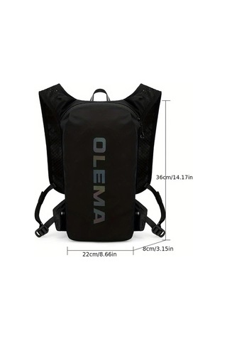 Willowhaven 1pc Olema Grey Spor Sırt Çantası Nefes Alabilir Nylon Ayarlanabilir Askı Katlanabilir Hafif Altın