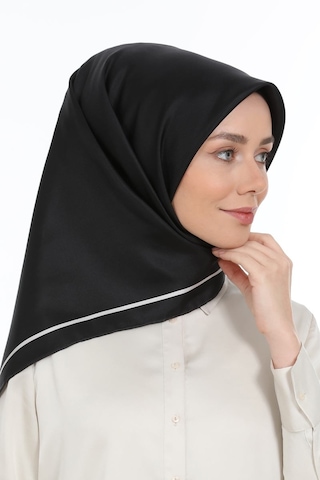 Levidor Twill İpek Eşarp Siyah