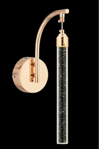 İstanbul Avize Aplik Rosa Tekli Gold Ledli Modern Lüx Aplik