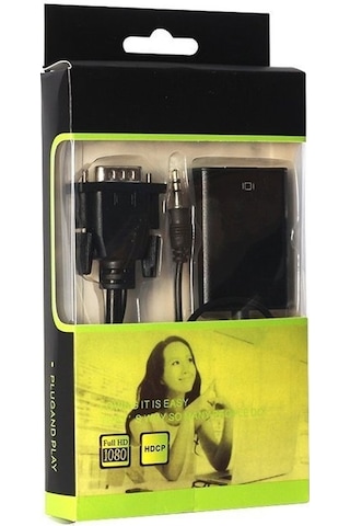 Vga Hdmı Dönüştürücü Vga To Hdmı Adaptör