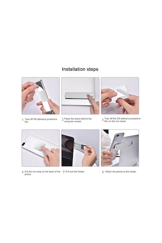 Novahub Manyetik Taşınabilir Gri Bilgisayar Telefon Aynı Ekran Standı Ergonomik 135x29x5.5mm